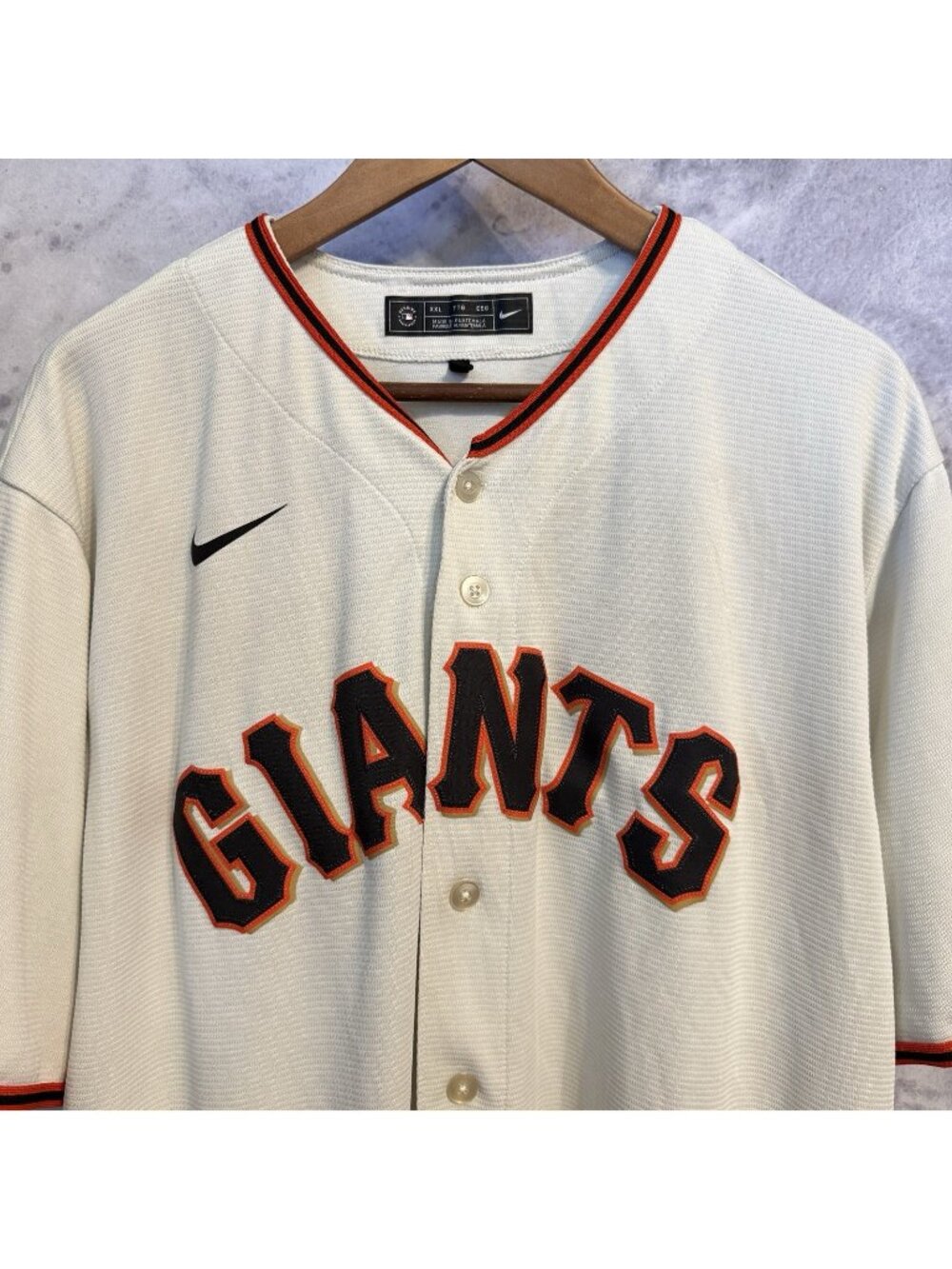 San Francisco Giants Nike Baseball Jersey Genuine Merchandise Size 2XL XXL